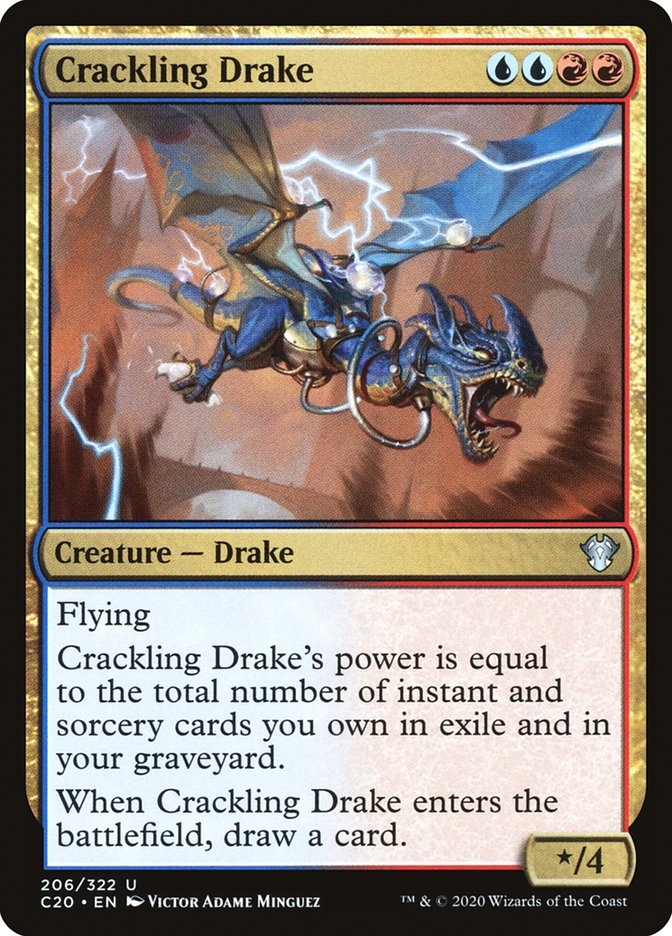 Crackling Drake [Commander 2020] | Card Citadel