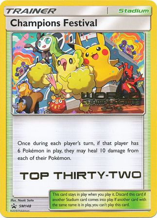 Champions Festival (SM148) (2018 Top Thirty Two) [Sun & Moon: Black Star Promos] | Card Citadel