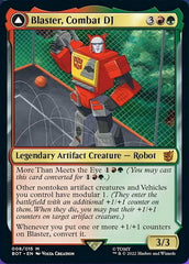 Blaster, Combat DJ // Blaster, Morale Booster [Universes Beyond: Transformers] | Card Citadel