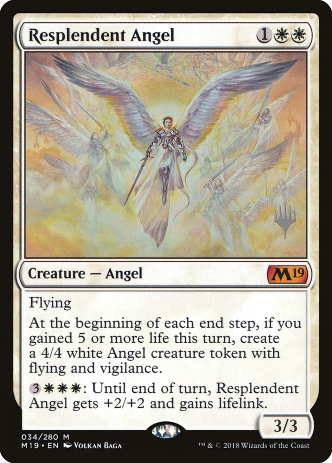 Resplendent Angel [Core Set 2019 Promos] | Card Citadel