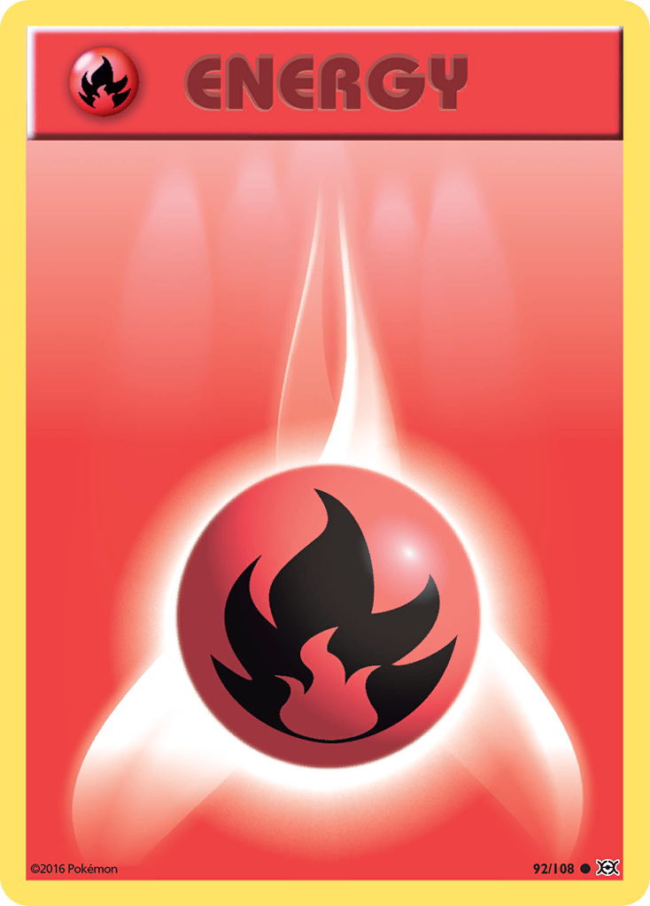 Fire Energy (92/108) [XY: Evolutions] | Card Citadel