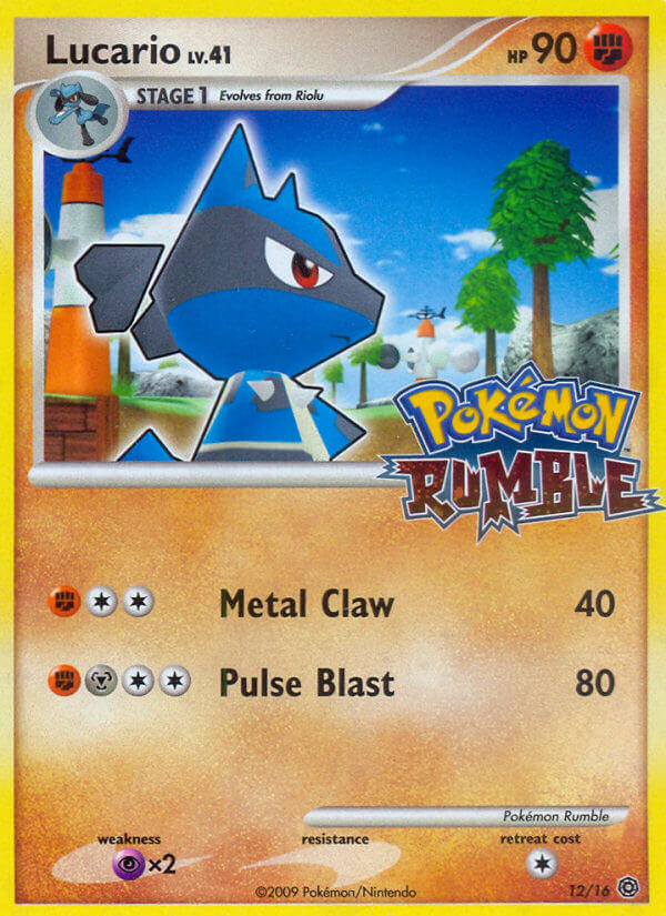 Lucario (12/16) [Pokémon Rumble] | Card Citadel