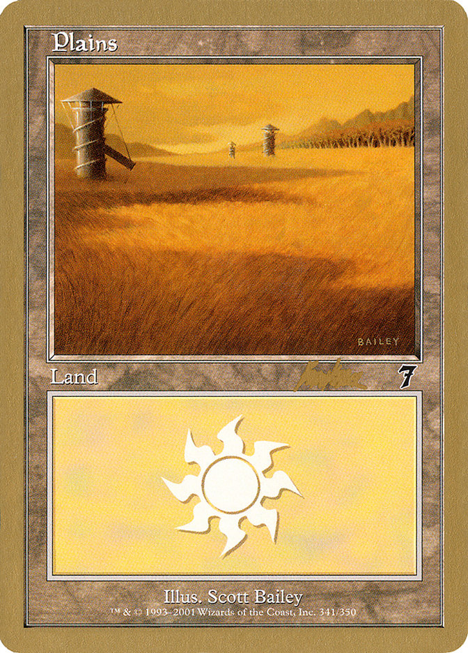 Plains (bk341) (Brian Kibler) [World Championship Decks 2002] | Card Citadel