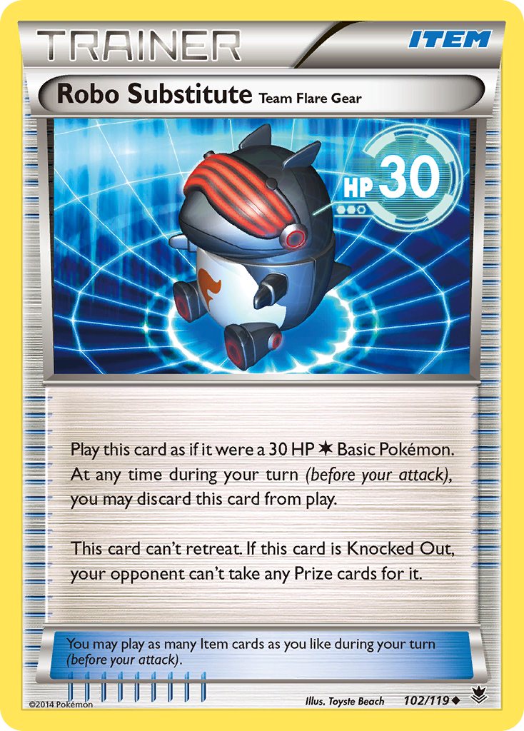 Robo Substitute Team Flare Gear (102/119) [XY: Phantom Forces] | Card Citadel