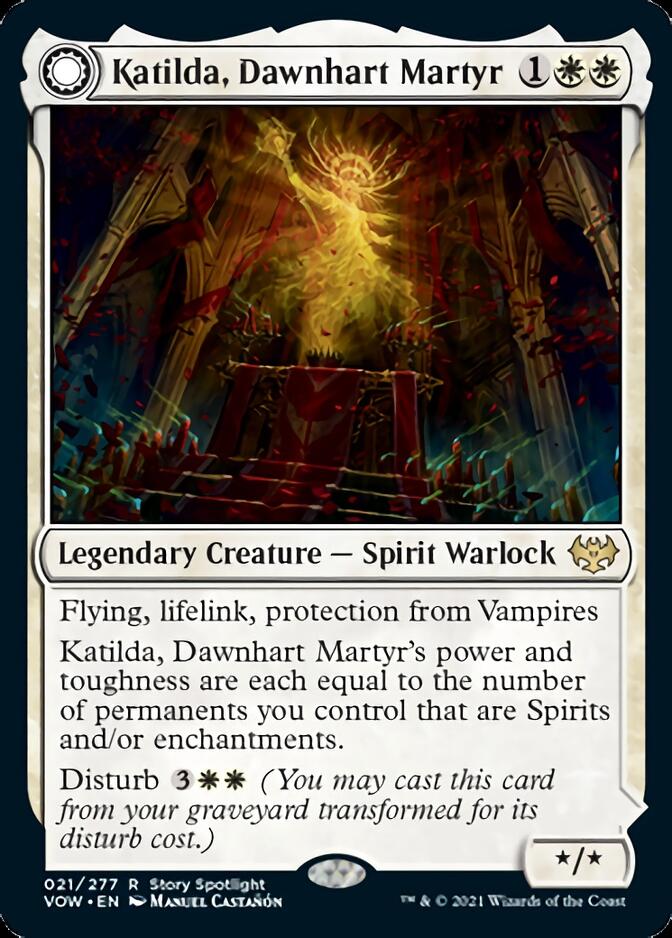 Katilda, Dawnhart Martyr // Katilda's Rising Dawn [Innistrad: Crimson Vow] | Card Citadel