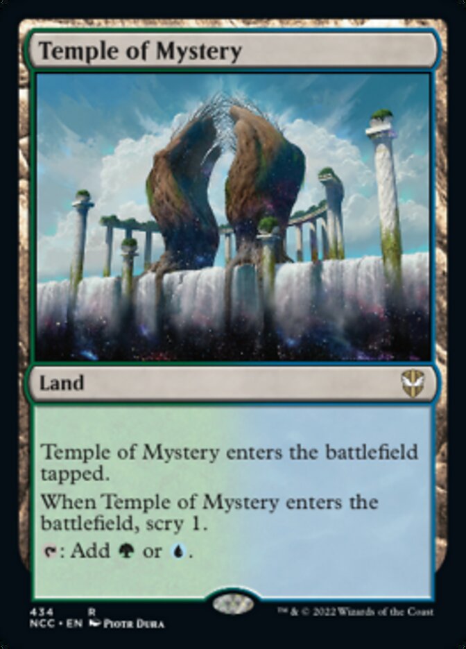 Temple of Mystery [Streets of New Capenna Commander] | Card Citadel