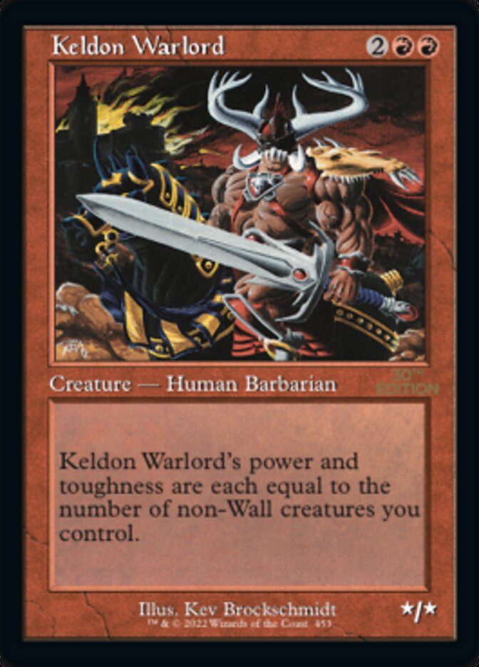Keldon Warlord (Retro) [30th Anniversary Edition] | Card Citadel