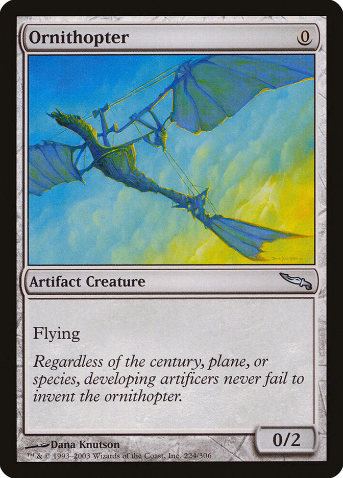 Ornithopter [Mirrodin] | Card Citadel