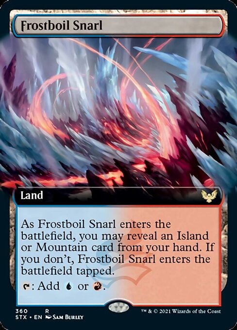 Frostboil Snarl (Extended) [Strixhaven: School of Mages] | Card Citadel