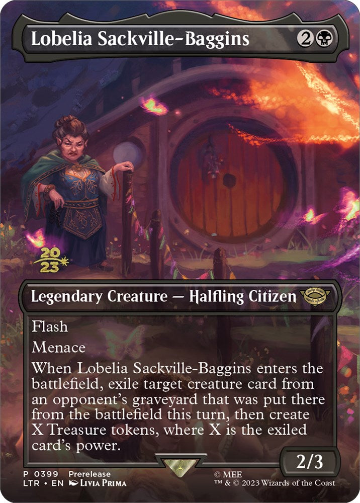 Lobelia Sackville-Baggins (399) [The Lord of the Rings: Tales of Middle-Earth Prerelease Promos] | Card Citadel