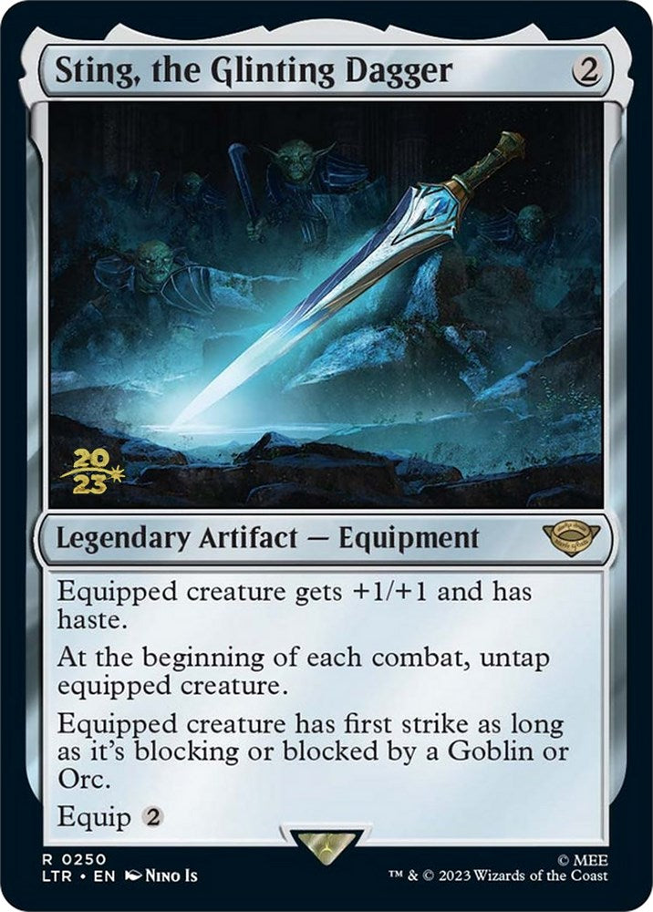 Sting, the Glinting Dagger [The Lord of the Rings: Tales of Middle-Earth Prerelease Promos] | Card Citadel