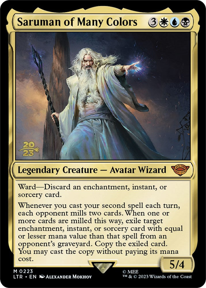 Saruman of Many Colors [The Lord of the Rings: Tales of Middle-Earth Prerelease Promos] | Card Citadel