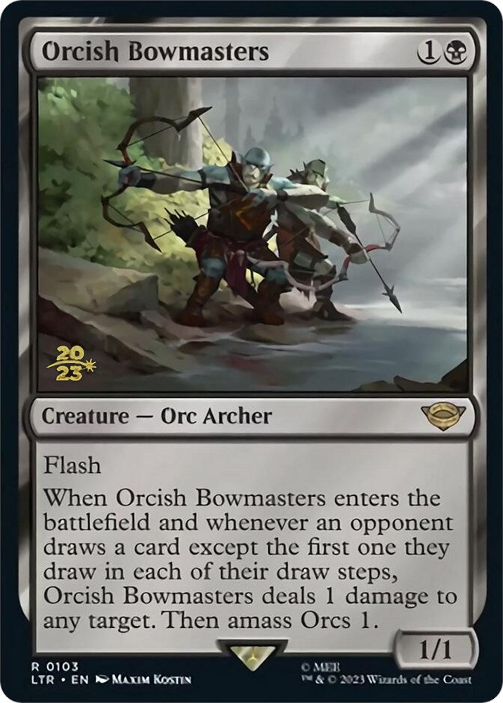 Orcish Bowmasters [The Lord of the Rings: Tales of Middle-Earth Prerelease Promos] | Card Citadel