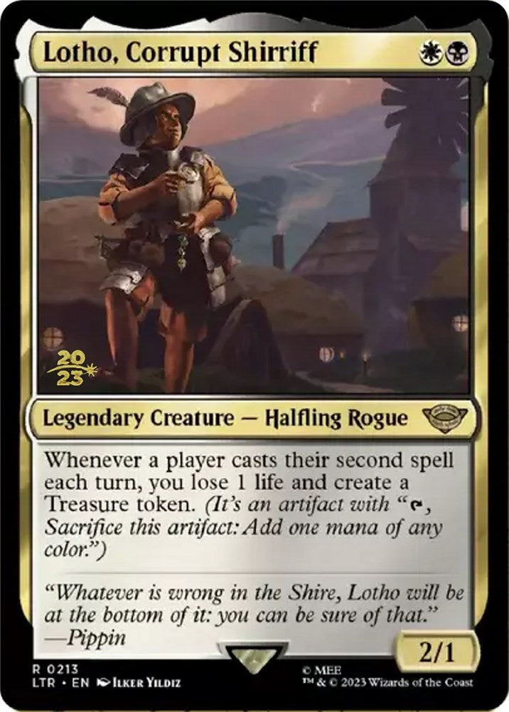 Lotho, Corrupt Shirriff [The Lord of the Rings: Tales of Middle-Earth Prerelease Promos] | Card Citadel