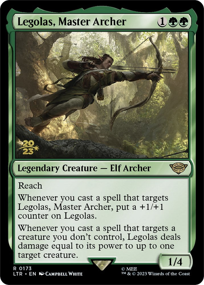 Legolas, Master Archer [The Lord of the Rings: Tales of Middle-Earth Prerelease Promos] | Card Citadel