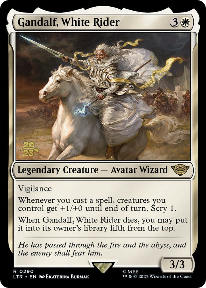 Gandalf, White Rider [The Lord of the Rings: Tales of Middle-Earth Prerelease Promos] | Card Citadel