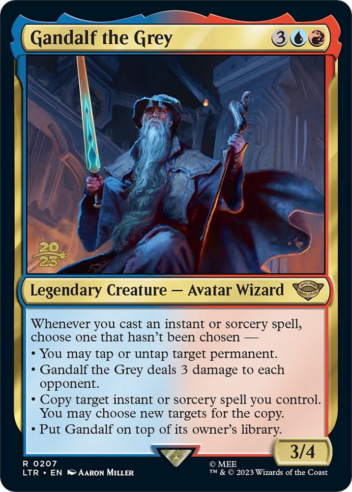 Gandalf the Grey [The Lord of the Rings: Tales of Middle-Earth Prerelease Promos] | Card Citadel