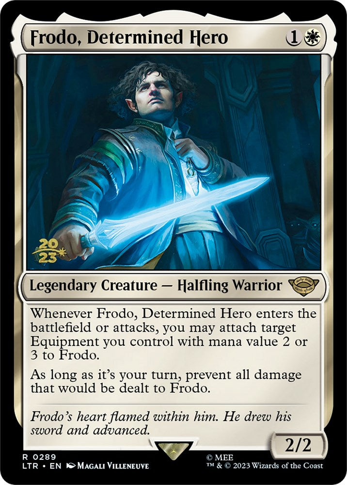 Frodo, Determined Hero [The Lord of the Rings: Tales of Middle-Earth Prerelease Promos] | Card Citadel