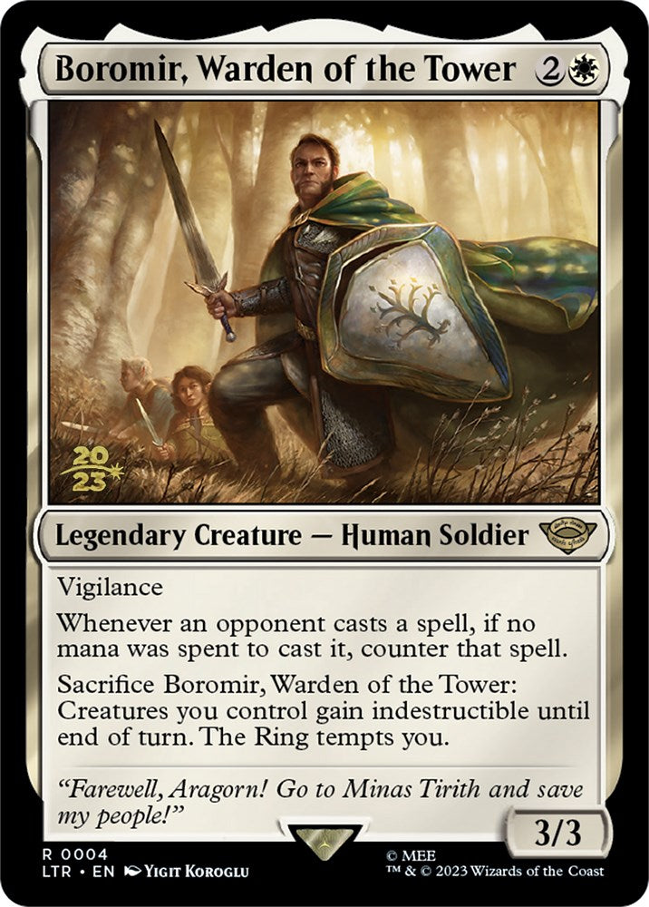 Boromir, Warden of the Tower [The Lord of the Rings: Tales of Middle-Earth Prerelease Promos] | Card Citadel