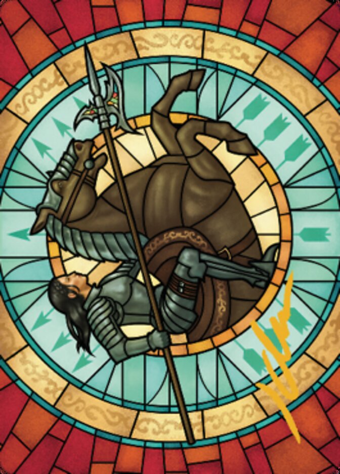 Tori D'Avenant, Fury Rider Art Card (Gold-Stamped Signature) [Dominaria United Art Series] | Card Citadel