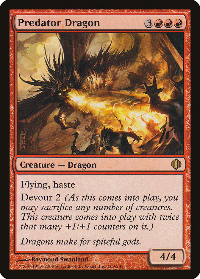 Predator Dragon [Shards of Alara] | Card Citadel