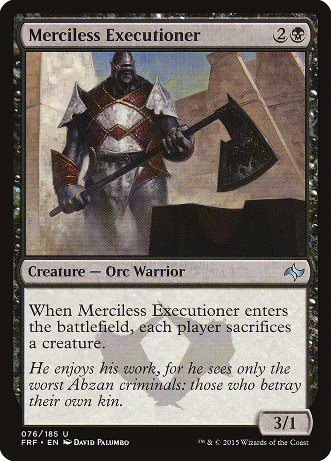 Merciless Executioner [Fate Reforged] | Card Citadel