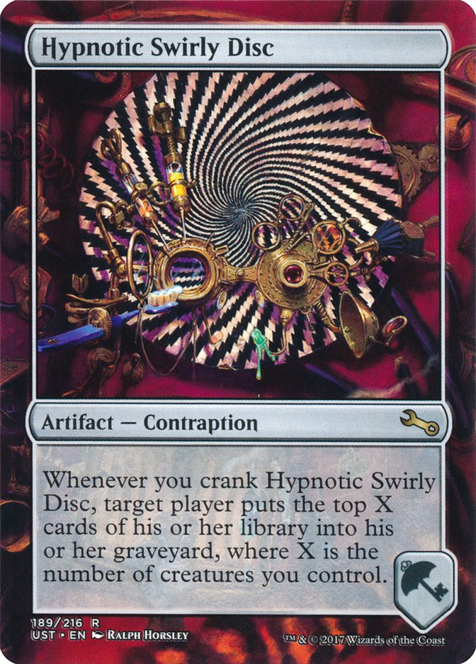 Hypnotic Swirly Disc [Unstable] | Card Citadel