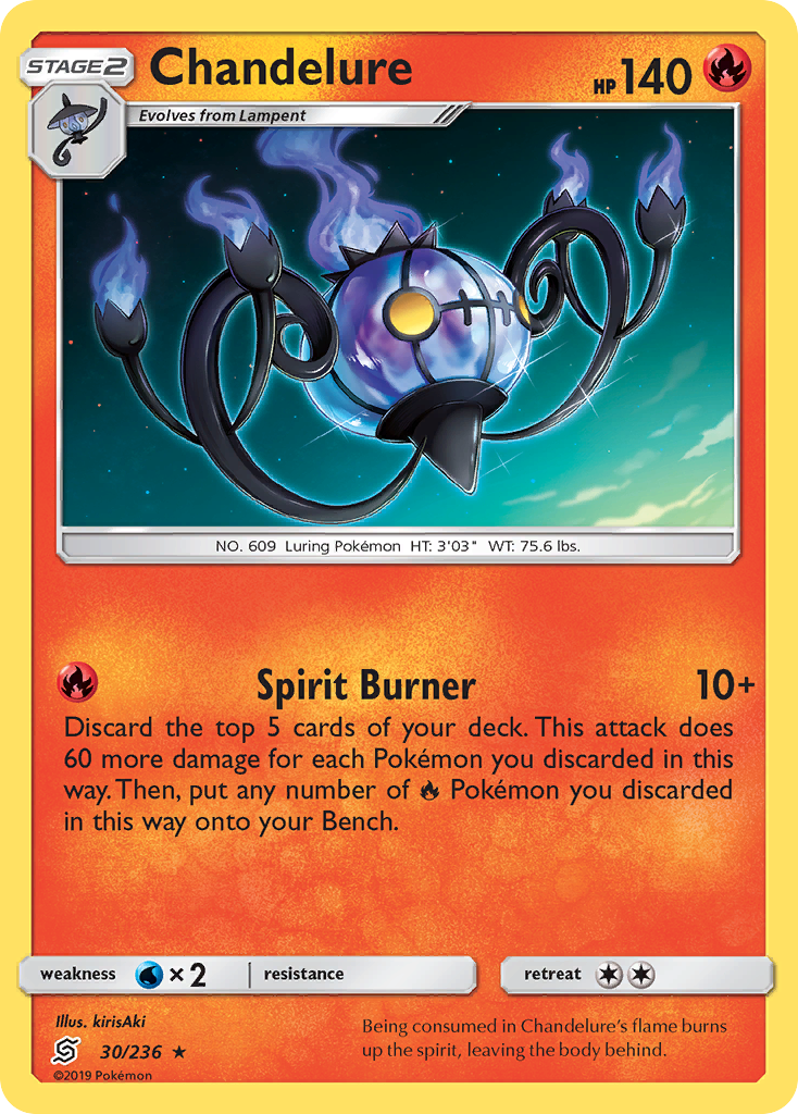 Chandelure (30/236) [Sun & Moon: Unified Minds] | Card Citadel