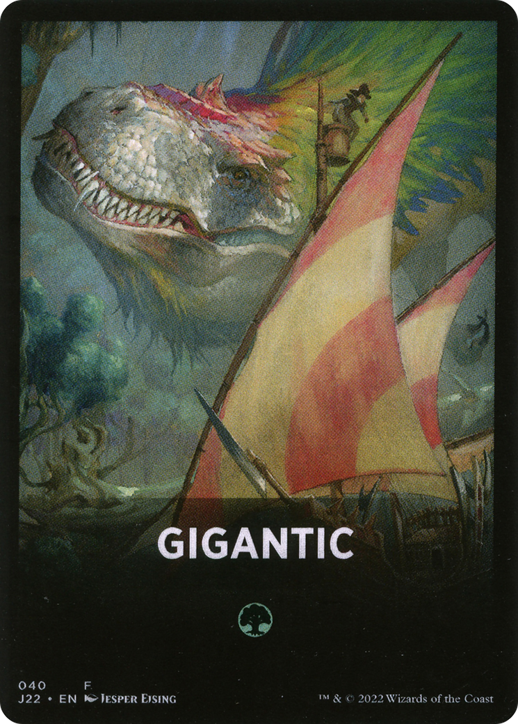 Gigantic Theme Card [Jumpstart 2022 Front Cards] | Card Citadel