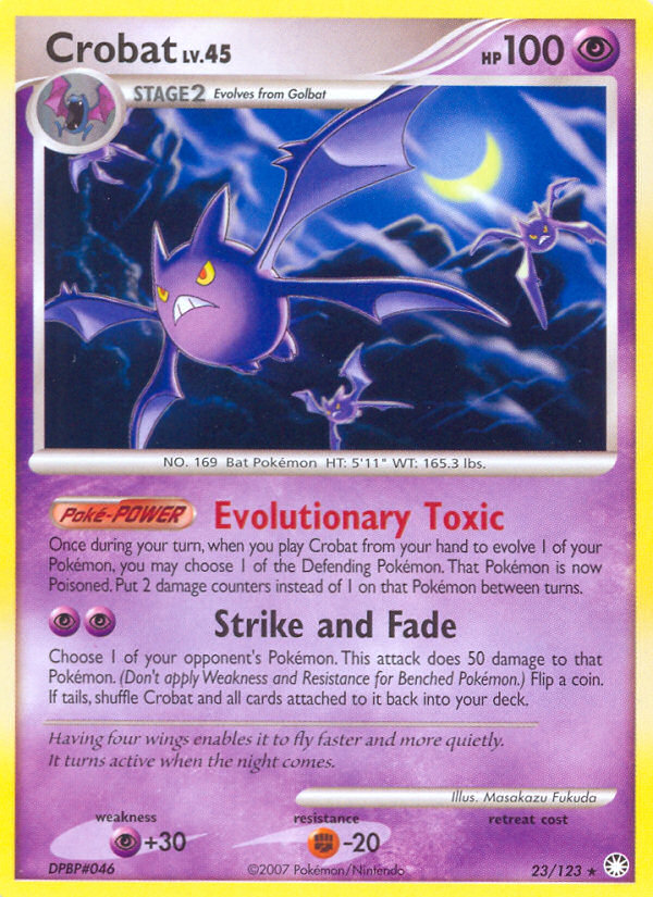 Crobat (23/123) [Diamond & Pearl: Mysterious Treasures] | Card Citadel