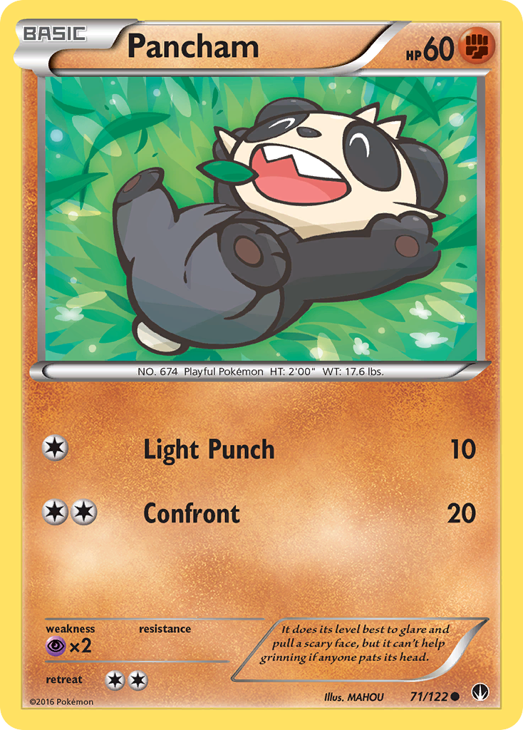 Pancham (71/122) [XY: BREAKpoint] | Card Citadel