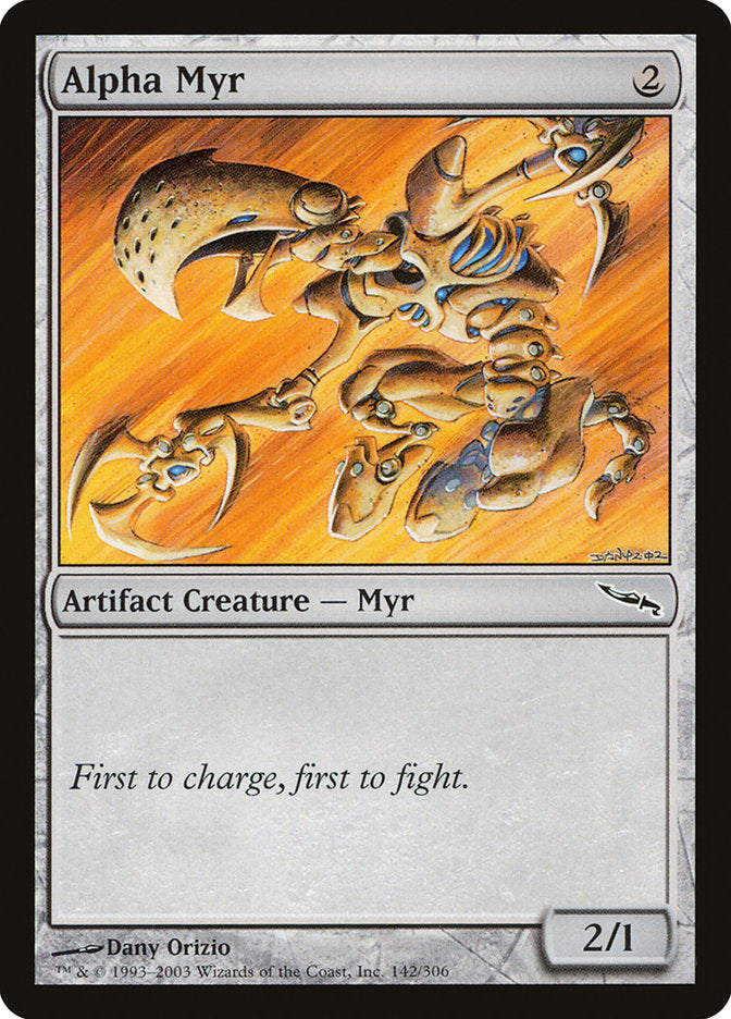 Alpha Myr [Mirrodin] | Card Citadel