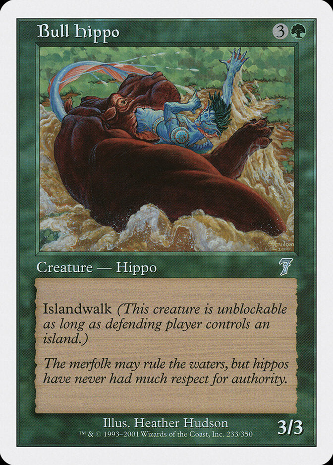 Bull Hippo [Seventh Edition] | Card Citadel