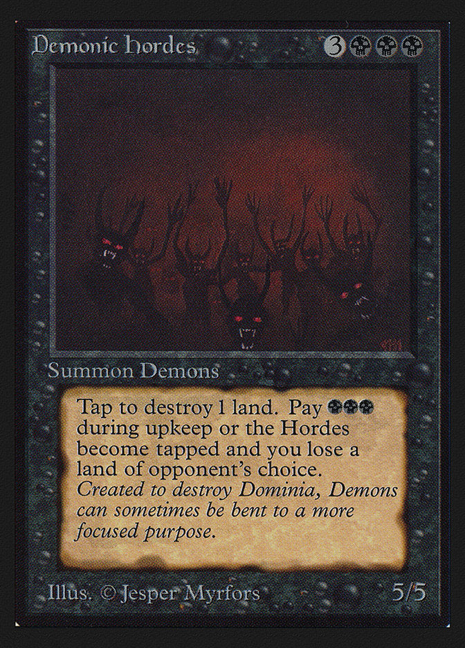 Demonic Hordes (IE) [Intl. Collectors’ Edition] | Card Citadel