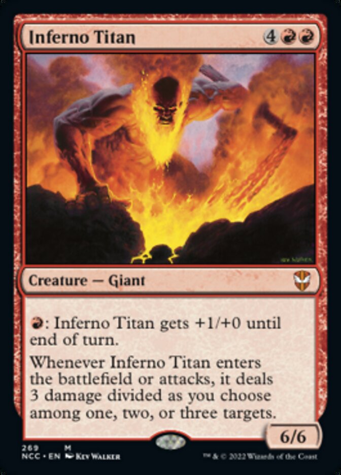 Inferno Titan [Streets of New Capenna Commander] | Card Citadel