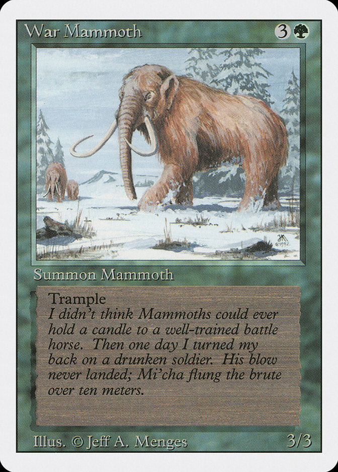 War Mammoth [Revised Edition] | Card Citadel