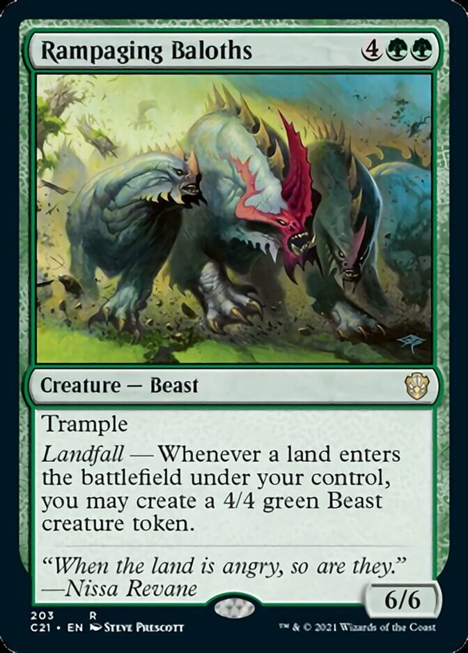 Rampaging Baloths [Commander 2021] | Card Citadel