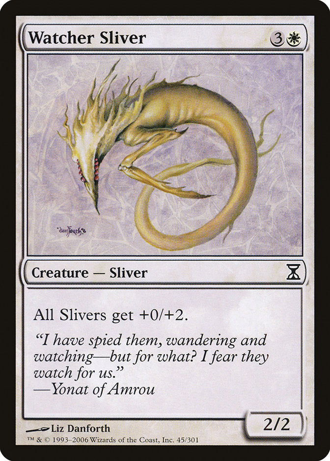 Watcher Sliver [Time Spiral] | Card Citadel
