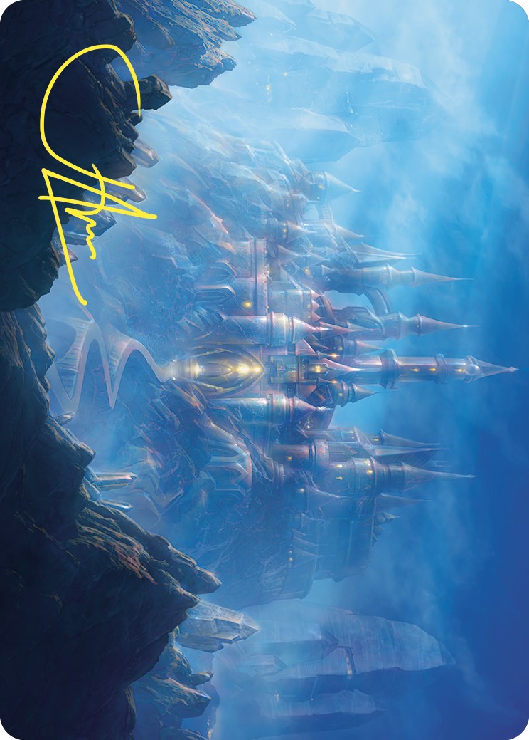 Opal Palace Art Card (Gold-Stamped Signature) [Commander Masters Art Series] | Card Citadel