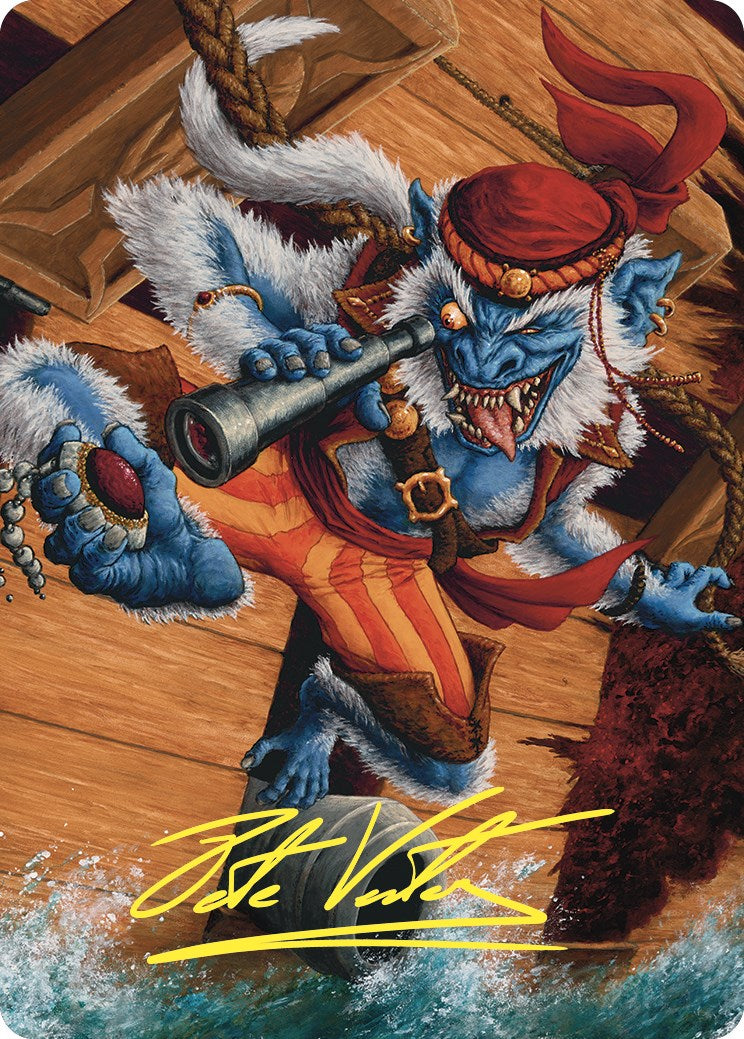 Treasure Nabber Art Card (Gold-Stamped Signature) [Commander Masters Art Series] | Card Citadel