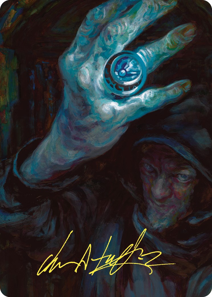 Arcane Signet Art Card (Gold-Stamped Signature) [Commander Masters Art Series] | Card Citadel