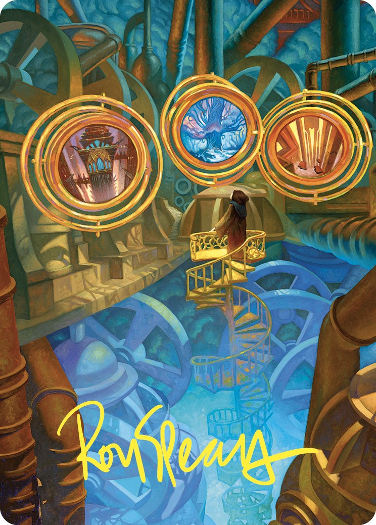 Extraplanar Lens Art Card (Gold-Stamped Signature) [Commander Masters Art Series] | Card Citadel