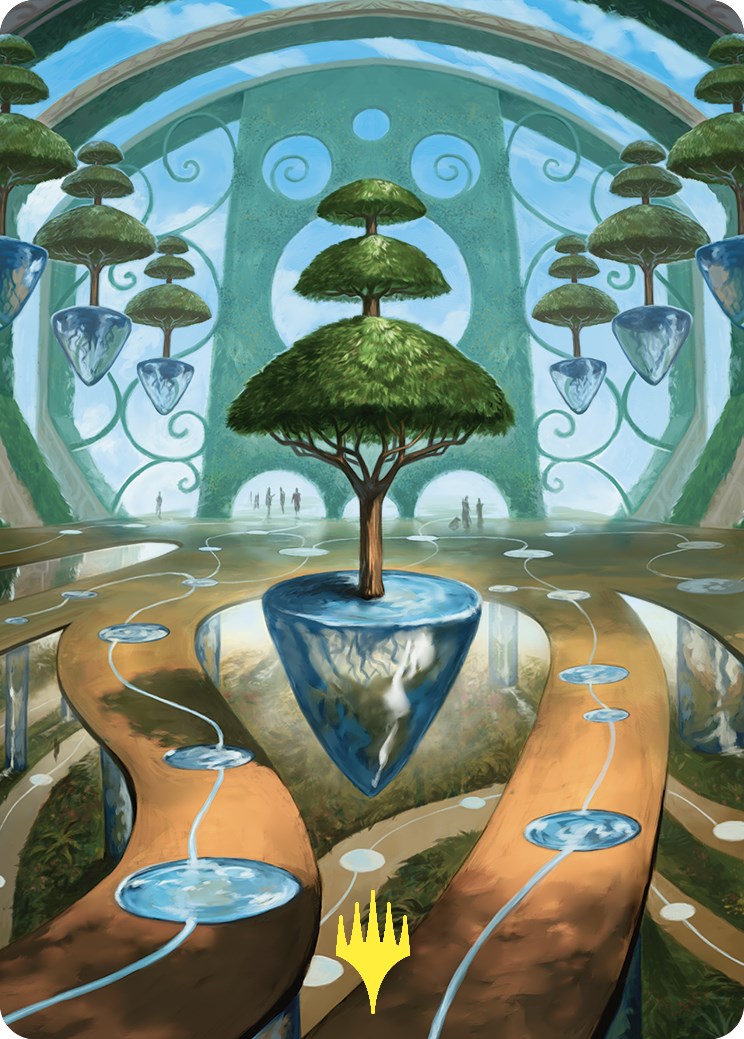 Rejuvenating Springs Art Card (Gold-Stamped) [Commander Masters Art Series] | Card Citadel