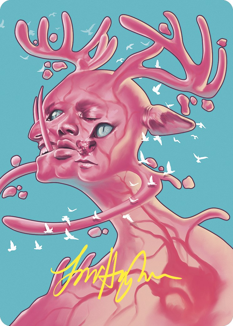 Morophon, the Boundless Art Card (Gold-Stamped Signature) [Commander Masters Art Series] | Card Citadel