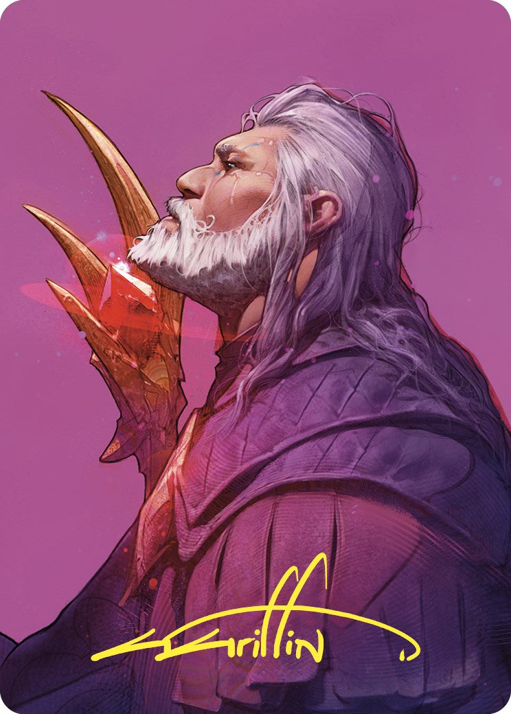 Urza, Lord High Artificer Art Card (Gold-Stamped Signature) [Commander Masters Art Series] | Card Citadel