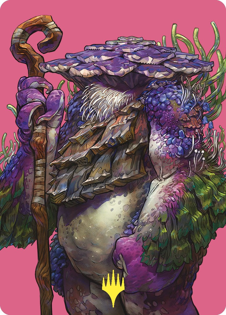 Slimefoot, the Stowaway Art Card (Gold-Stamped) [Commander Masters Art Series] | Card Citadel