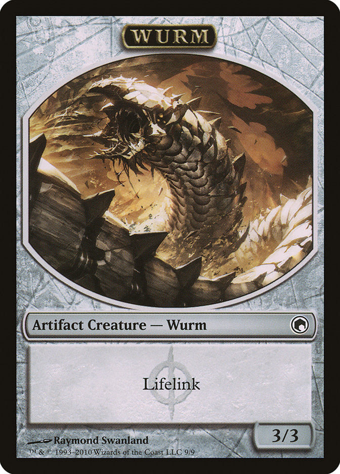 Wurm (Lifelink) [Scars of Mirrodin Tokens] | Card Citadel