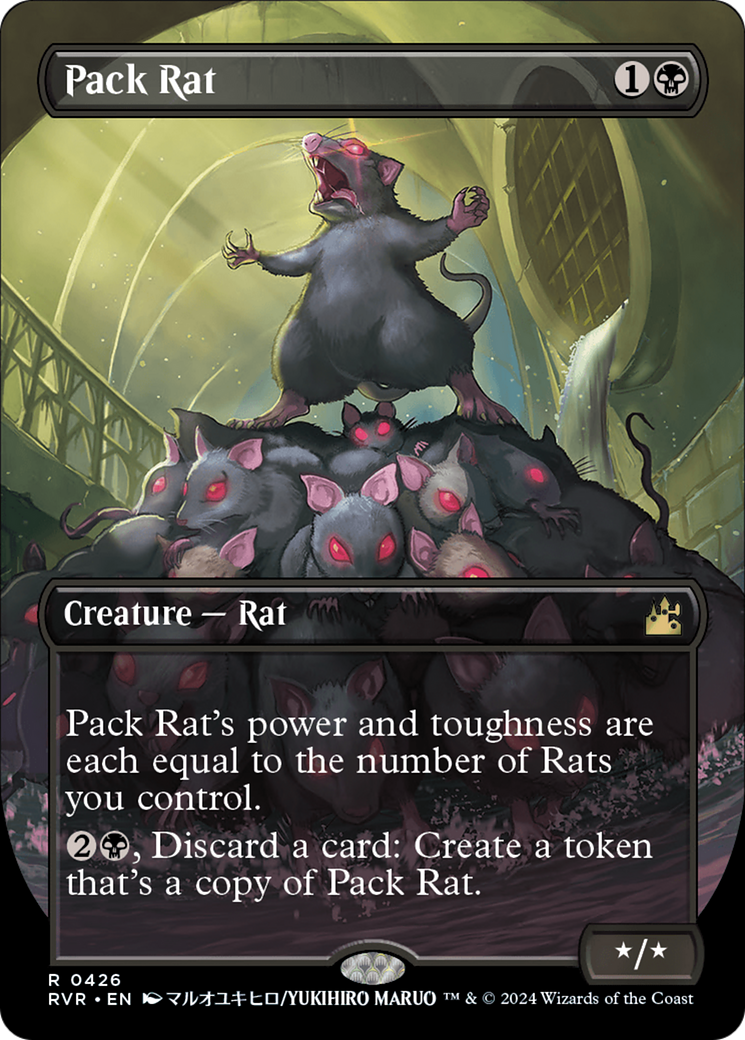 Pack Rat (Anime Borderless) [Ravnica Remastered] | Card Citadel