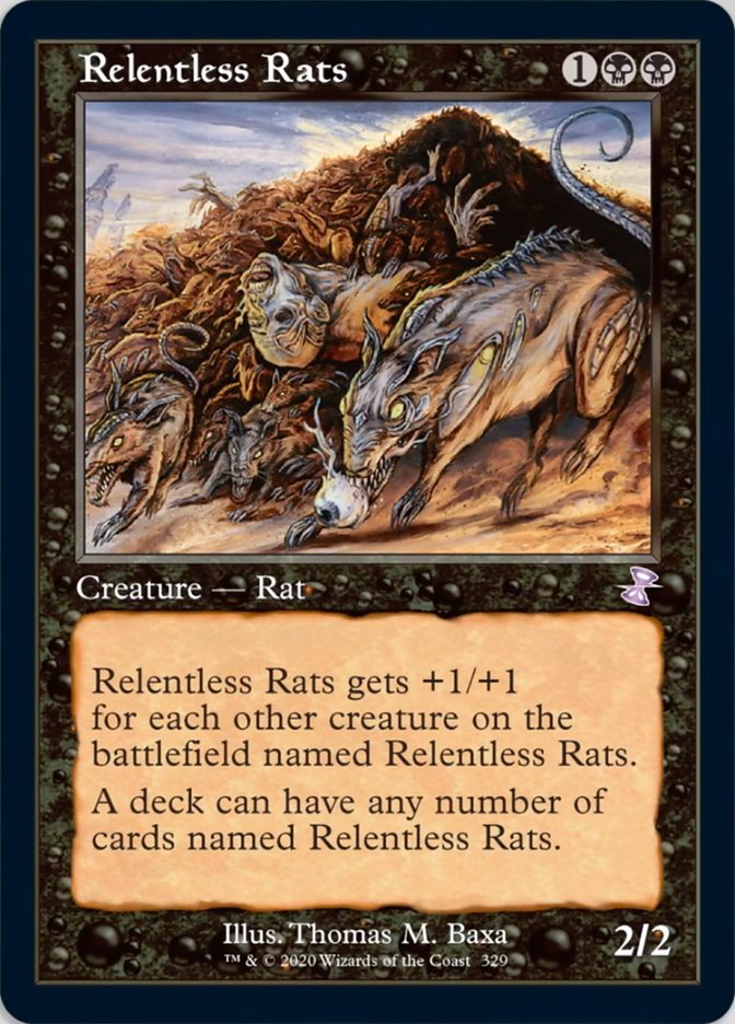 Relentless Rats (Timeshifted) [Time Spiral Remastered] | Card Citadel