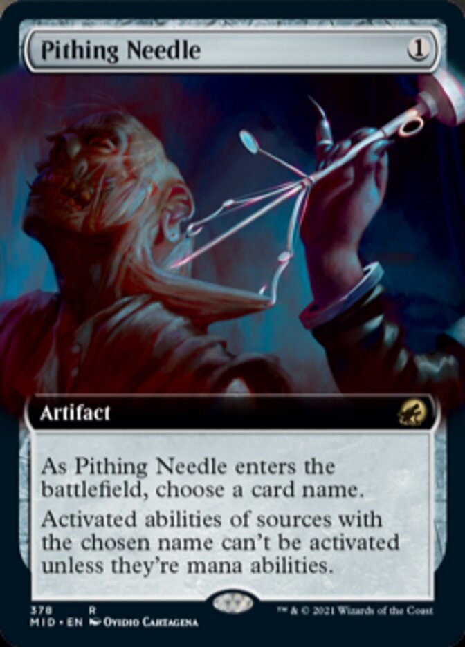 Pithing Needle (Extended) [Innistrad: Midnight Hunt] | Card Citadel